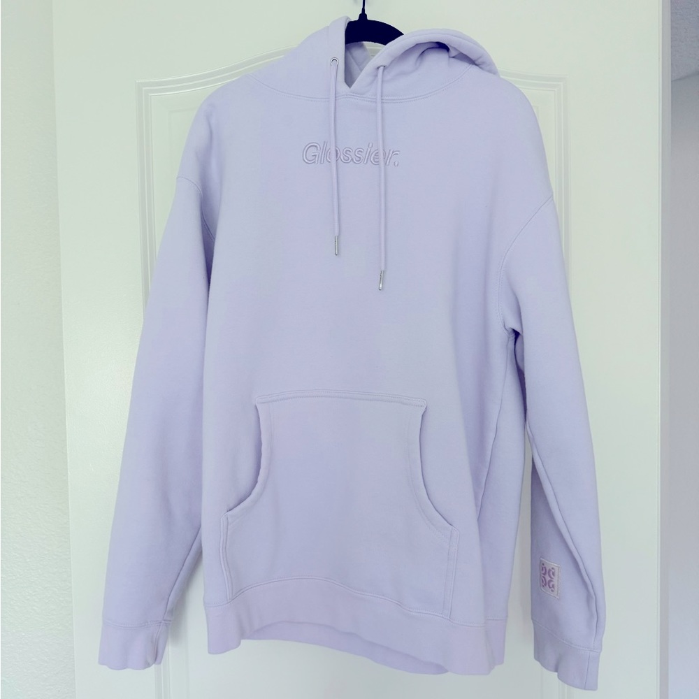 NWOT, Lilac Glossier Sweatshirt, Medium